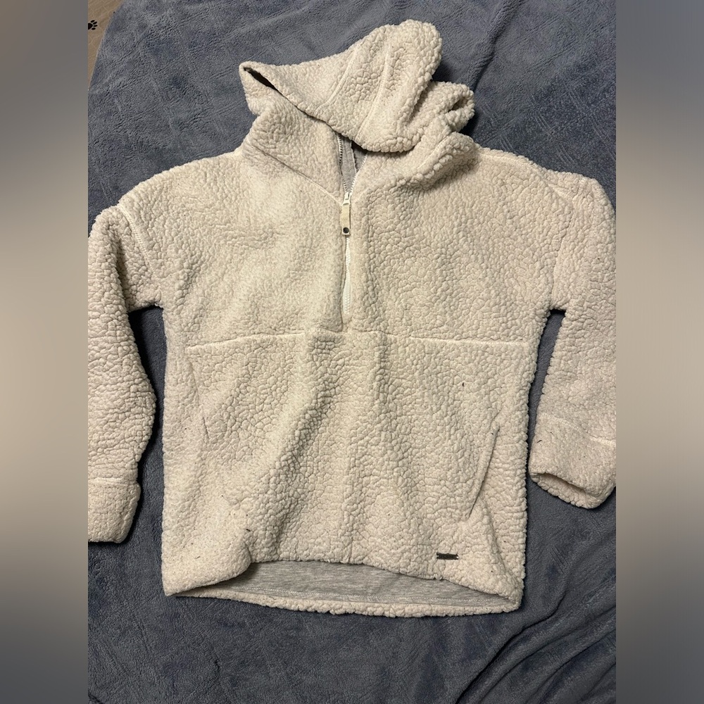 Cozy Cream Prana Pullover Sherpa Sweater